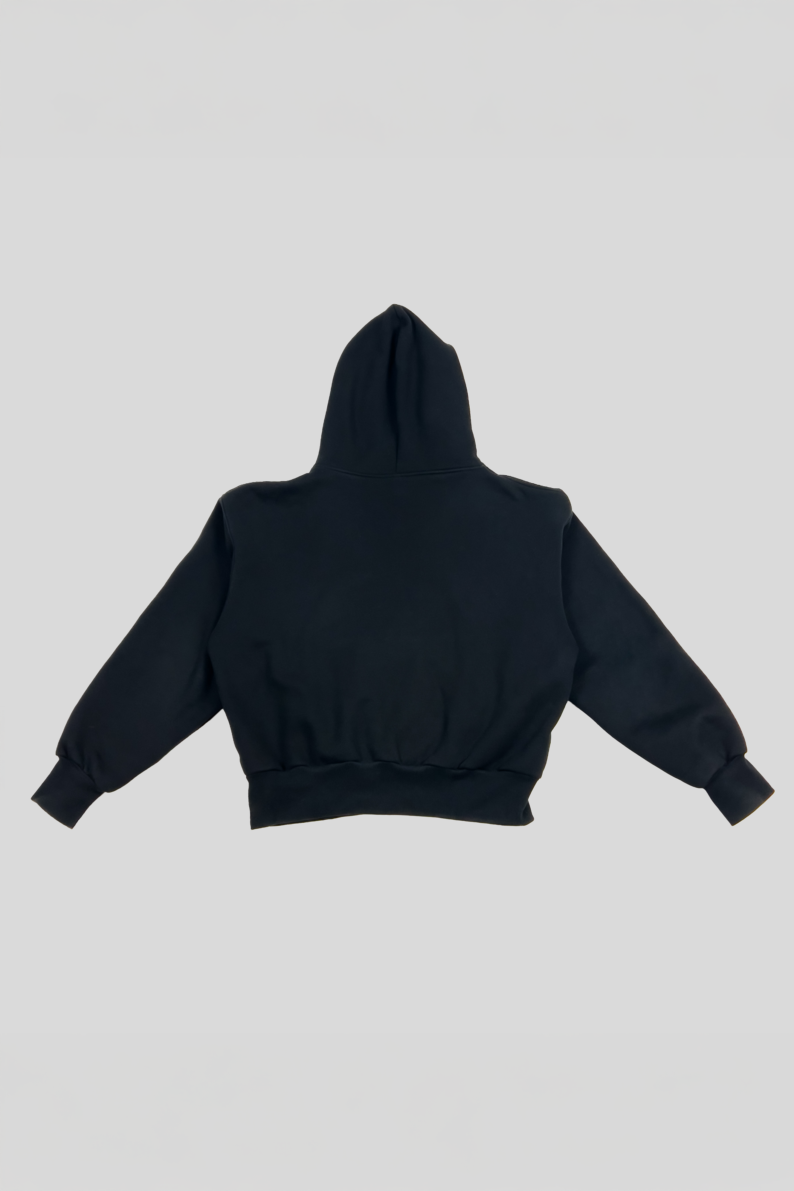 Deep Black Hoodie - Back