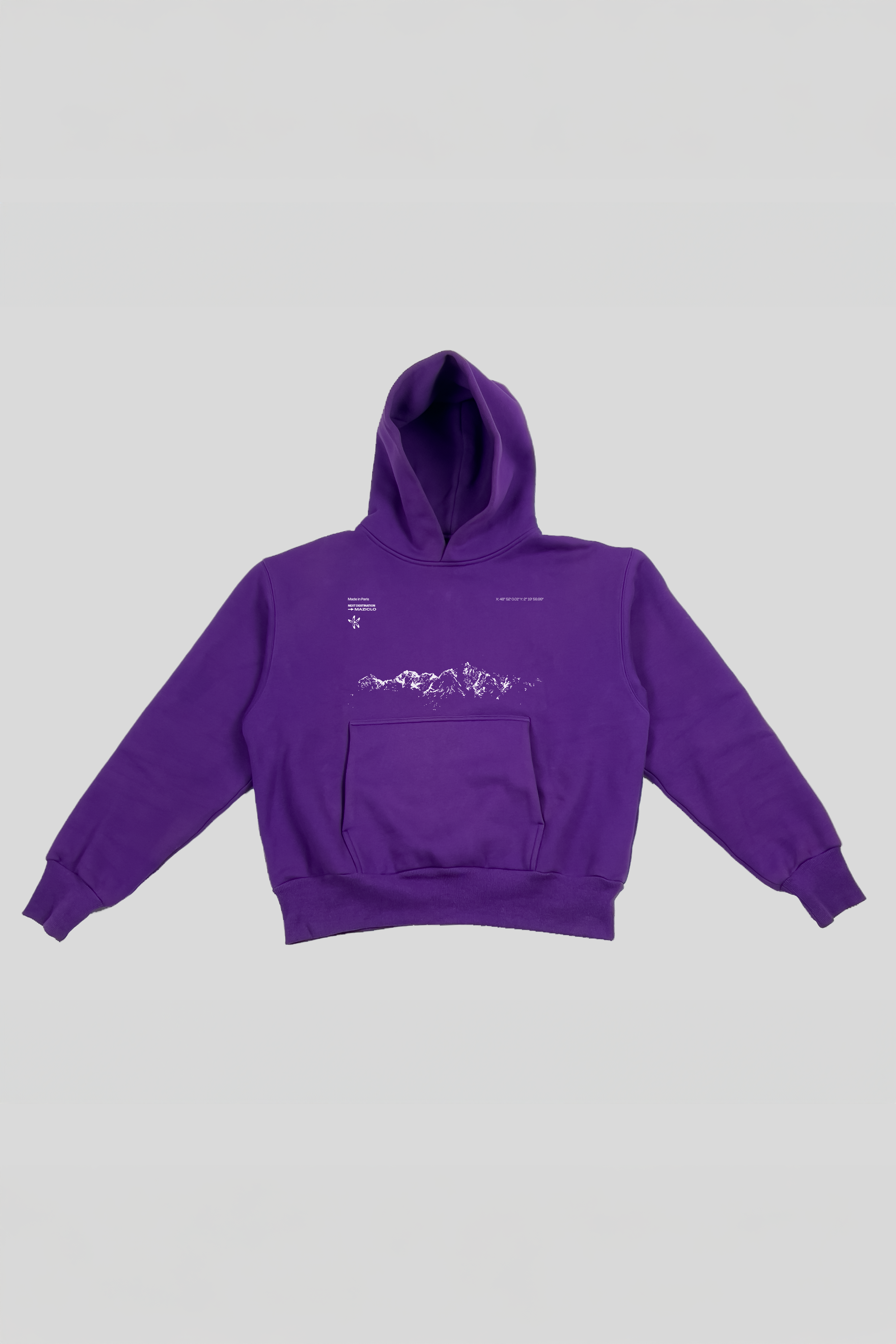 Night Purple Hoodie - Front